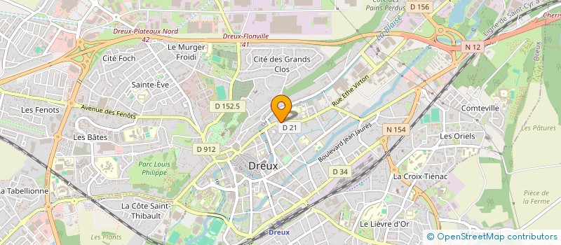 localisation de l'entreprise RETAP 2 A A Z à DREUX