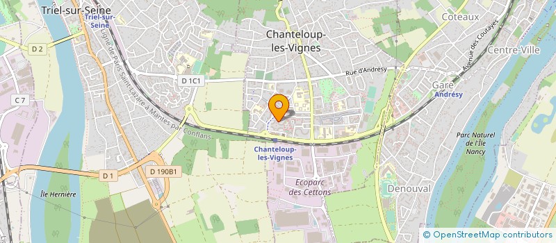 localisation de l'entreprise RETAP'RENOV à CHANTELOUP-LES-VIGNES