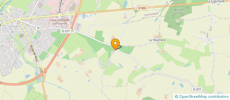 localisation de l'entreprise RETAUDE à LYS-HAUT-LAYON