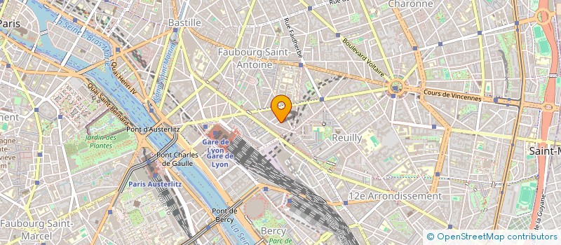 localisation de l'entreprise RETAUX & CIE  PARIS