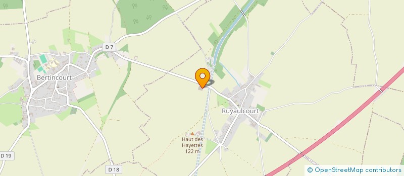 localisation de l'entreprise RETAUX NEGOCE à RUYAULCOURT
