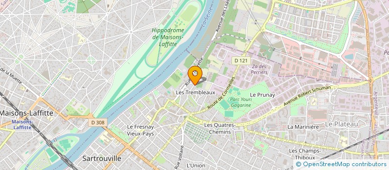 localisation de l'entreprise RETBI VENTILATION PLOMBERIE  SARTROUVILLE