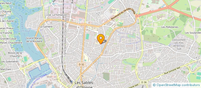 localisation de l'entreprise RETE COOL à SABLES-D'OLONNE (LES)