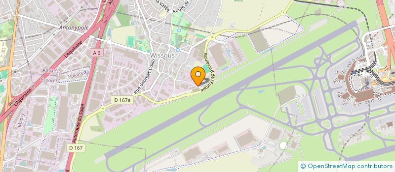 localisation de l'entreprise RETEX à WISSOUS