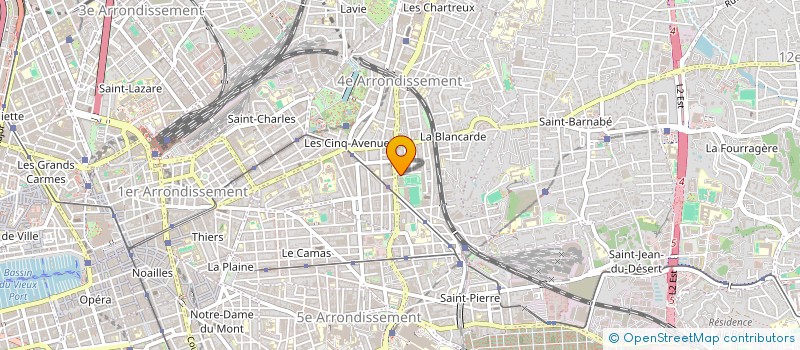 localisation de l'entreprise RETEX SUD à MARSEILLE