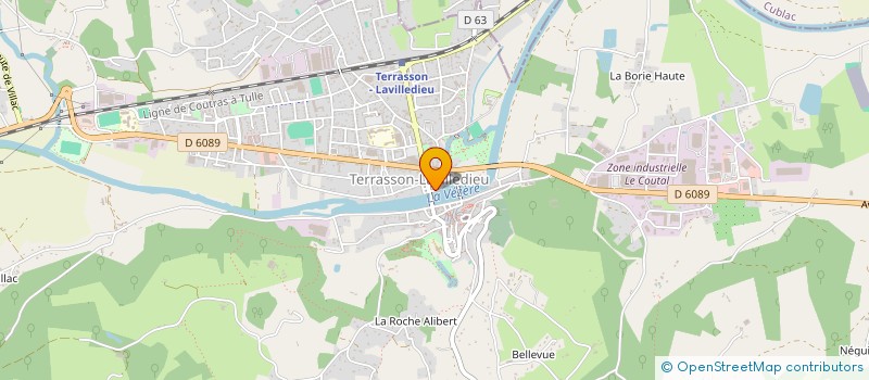 localisation de l'entreprise RETFEL  TERRASSON-LAVILLEDIEU