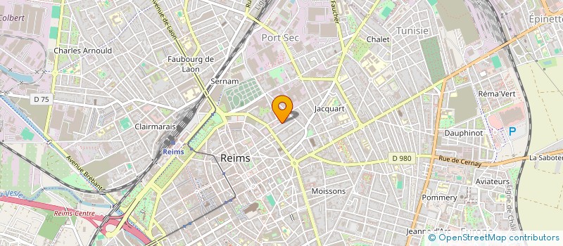 localisation de l'entreprise RETHEL  REIMS