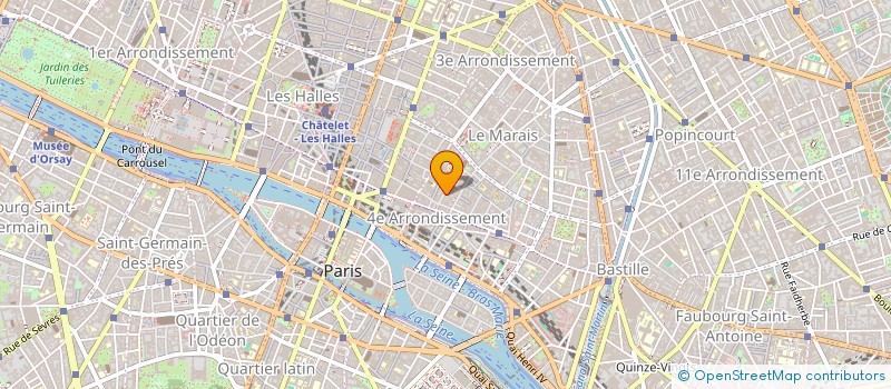 localisation de l'entreprise RETIA LATINA SAS  PARIS