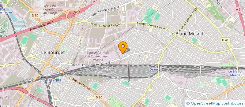 localisation de l'entreprise RETIDEM à DRANCY