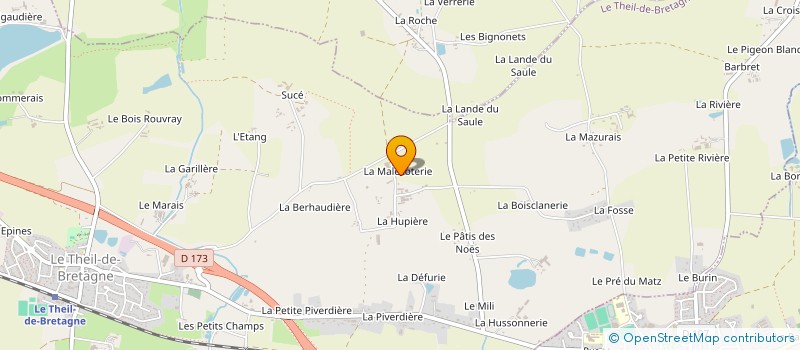 localisation de l'entreprise RETIERS BASKET CLUB  RETIERS