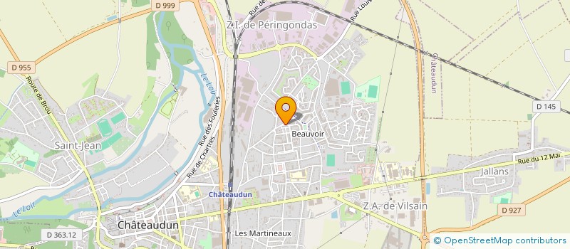 localisation de l'entreprise RETIF CENTRE à CHATEAUDUN