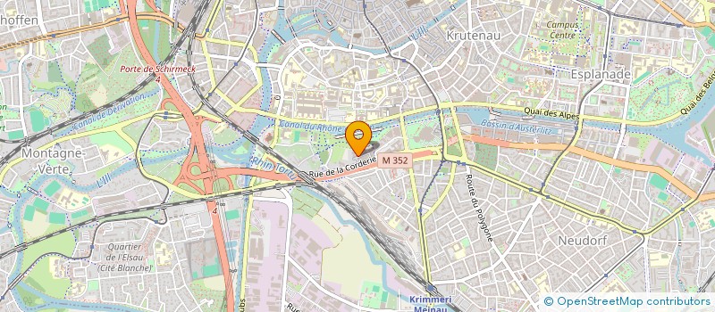localisation de l'entreprise RETINA CONCEPT à STRASBOURG
