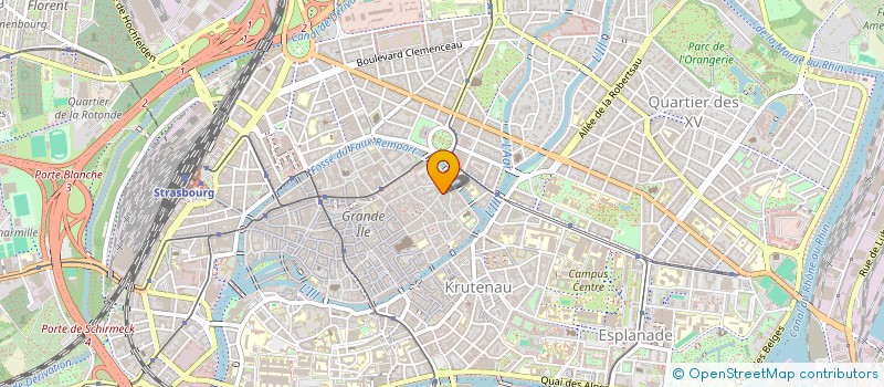 localisation de l'entreprise RETINA CONCEPT à STRASBOURG