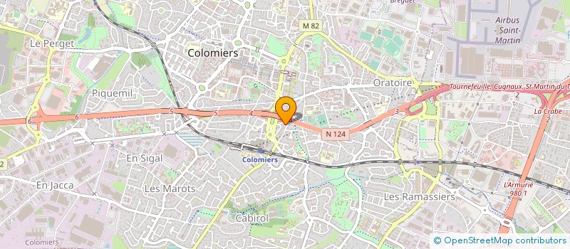 localisation de l'entreprise RETINA FRANCE à COLOMIERS