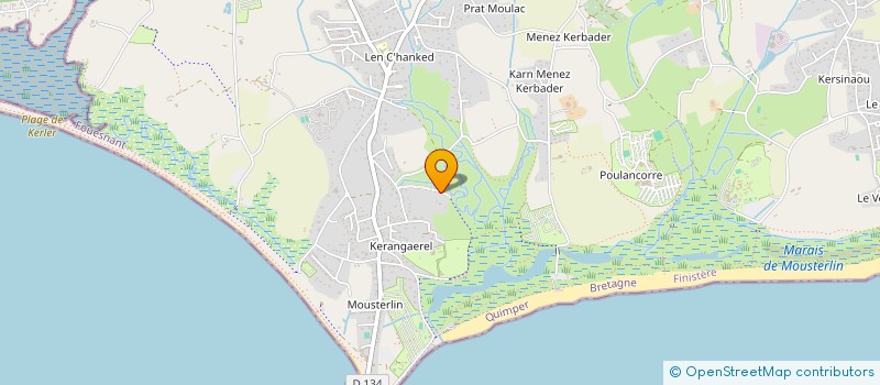 localisation de l'entreprise RETINE  FOUESNANT