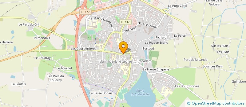 localisation de l'entreprise RETINE JANZE  BAIN-DE-BRETAGNE