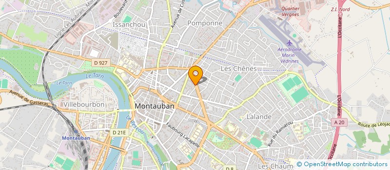localisation de l'entreprise RETIS INGENIERIE à MONTAUBAN