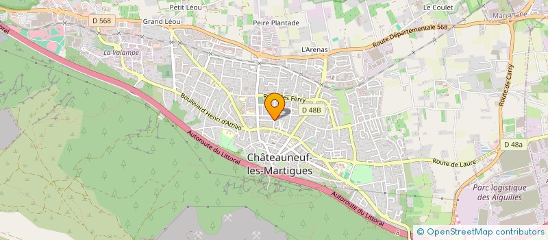 localisation de l'entreprise RETORNAZ-BERENGER-LAINE-LANATA-GUARINO  CHATEAUNEUF-LES-MARTIGUES