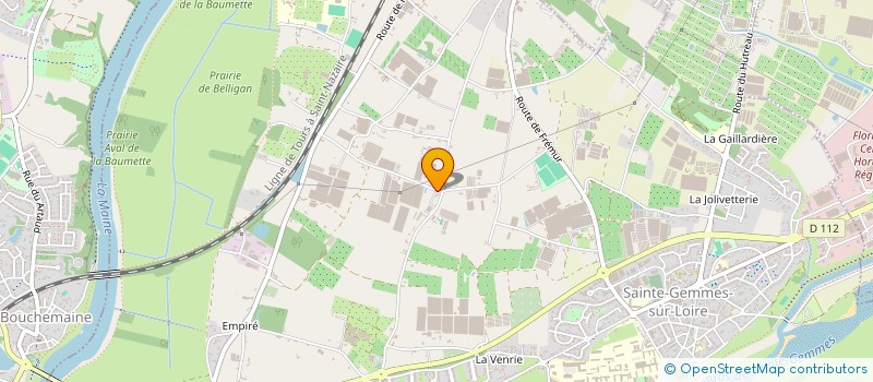 localisation de l'entreprise RETOUCHE 24 HEURES EXPRESS à SAINTE-GEMMES-SUR-LOIRE