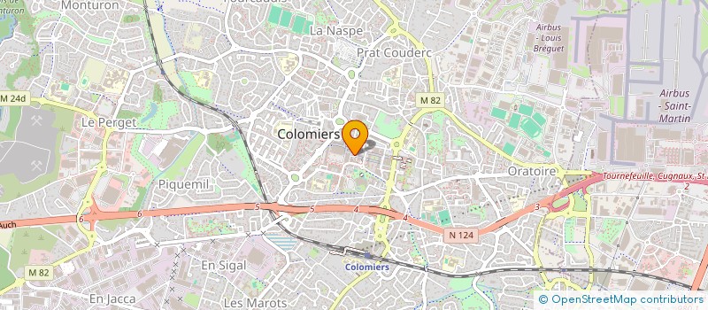 localisation de l'entreprise RETOUCHE LAVERIE EXPRESS à COLOMIERS