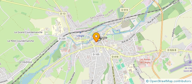 localisation de l'entreprise RETOUCHE RAPIDE à L'AIGLE