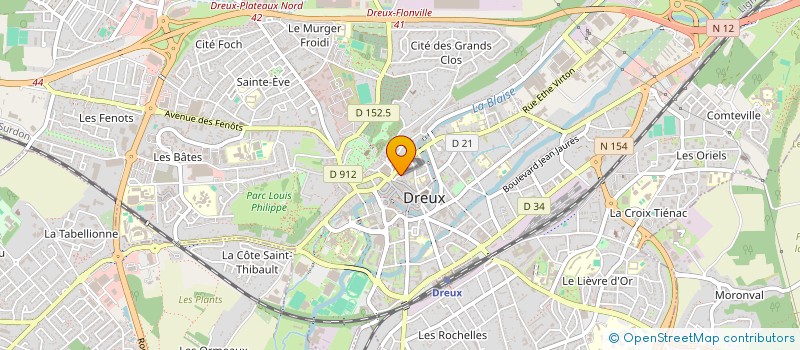 localisation de l'entreprise RETOUCHE RAPIDE à DREUX