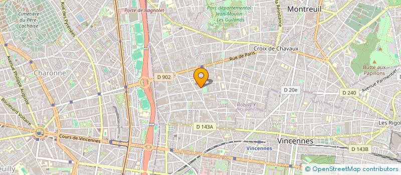 localisation de l'entreprise RETOUCHE ROBES à MONTREUIL