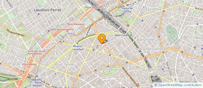 localisation de l'entreprise RETOUCHERIE AMPERE  PARIS