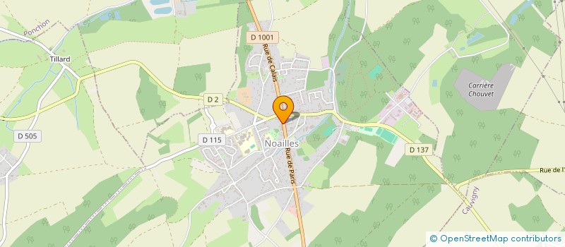 localisation de l'entreprise RETOUCHERIE CARINE  NOAILLES