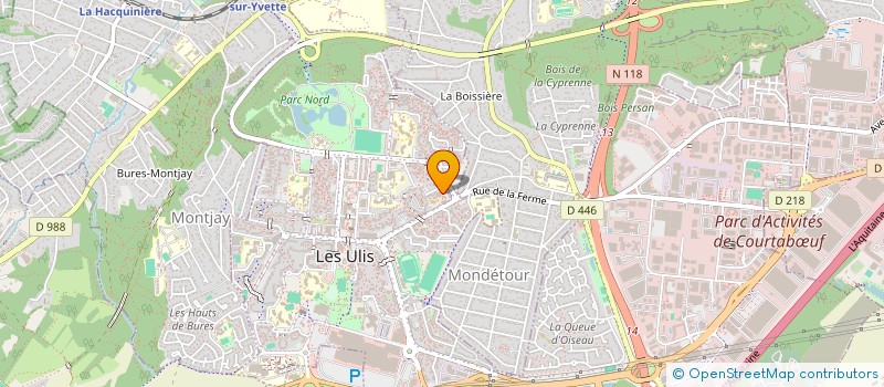 localisation de l'entreprise RETOUCHERIE DES ULIS à LES ULIS
