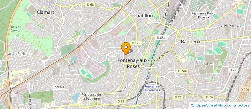 localisation de l'entreprise RETOUCHERIE EFES à FONTENAY-AUX-ROSES