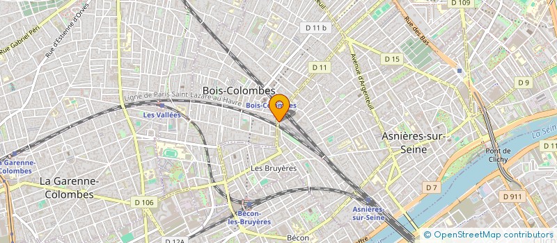 localisation de l'entreprise RETOUCHERIE PETIT 52  ASNIERES-SUR-SEINE