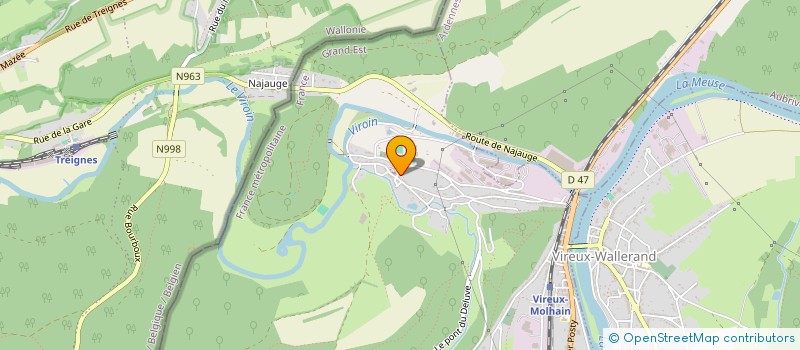 localisation de l'entreprise RETOUR A L'ANCIENNE SEIGNEURIE DE HIERGES  HIERGES