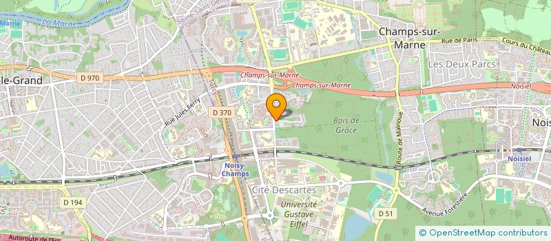 localisation de l'entreprise RETOUR A L' ECOLE  CHAMPS-SUR-MARNE