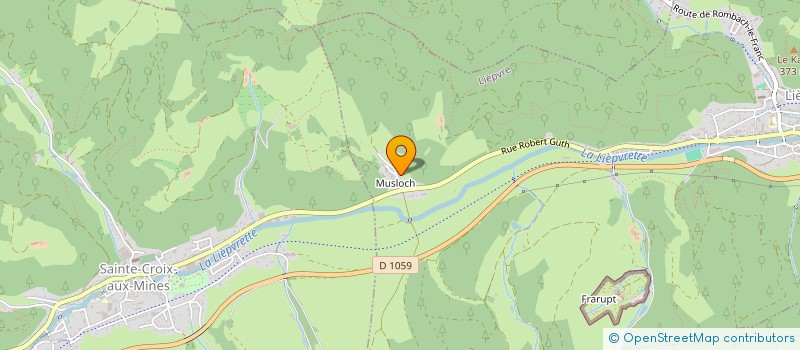 localisation de l'entreprise RETOUR A LA JOIE  LIEPVRE