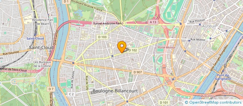localisation de l'entreprise RETOUR A LA MONTAGNE à BOULOGNE-BILLANCOURT