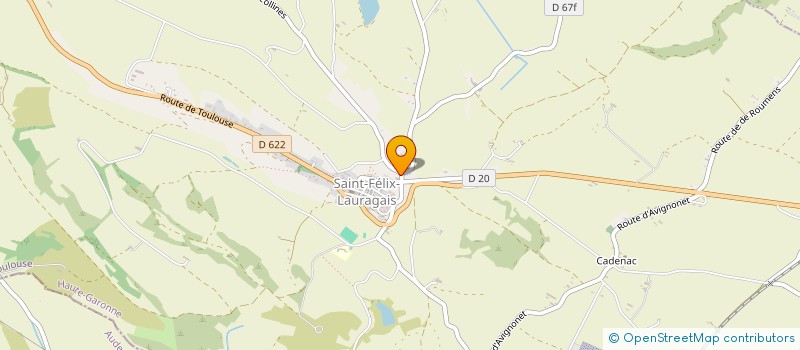 localisation de l'entreprise RETOUR A LA TERRE  SAINT-FELIX-LAURAGAIS