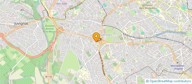 localisation de l'entreprise RETOUR AUX SOURCES à MONTPELLIER