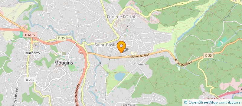 localisation de l'entreprise RETOUR AUX SOURCES à MOUGINS