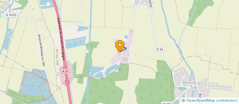 localisation de l'entreprise RETOUR AUX SOURCES  ARC-SUR-TILLE