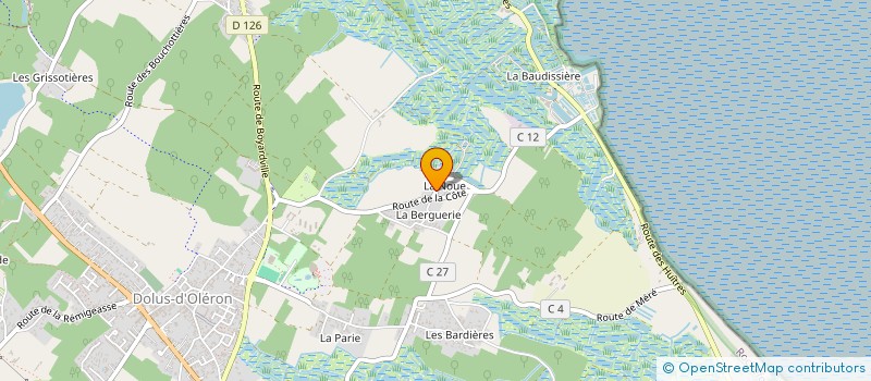 localisation de l'entreprise RETOUR DE COTE à DOLUS D'OLERON
