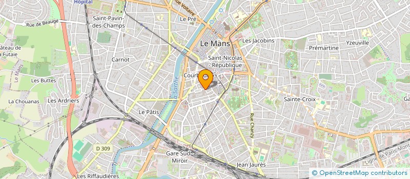 localisation de l'entreprise RETOUR DE DISCOTHEQUE à LE MANS