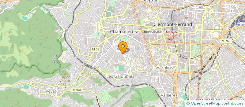 localisation de l'entreprise RETOUR VERS LA CULTURE à CHAMALIERES