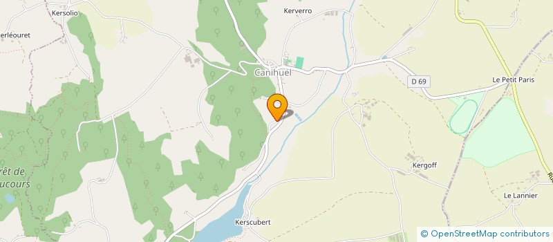 localisation de l'entreprise RETOUR VERS LA FRITURE  CANIHUEL