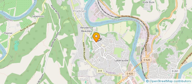 localisation de l'entreprise RETOUR VERS LE GEEK  PRADINES