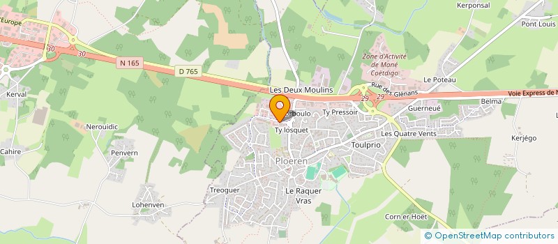 localisation de l'entreprise RETOUR VERS LE VINYLE  PLOEREN