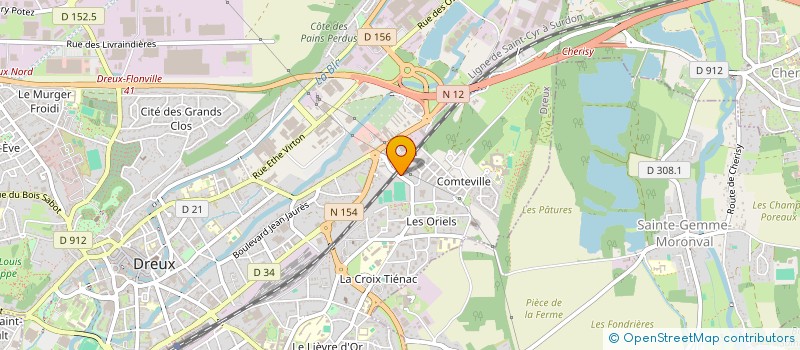 localisation de l'entreprise RETOUT & ASSOCIES CENTRE VAL DE LOIRE à DREUX