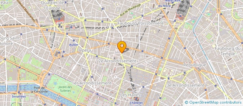 localisation de l'entreprise RETOUT & ASSOCIES GESTION +  PARIS