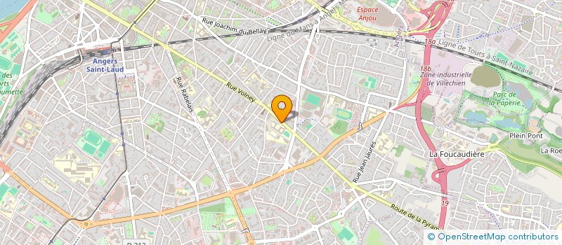 localisation de l'entreprise RETRAITE DU SACRE COEUR à ANGERS