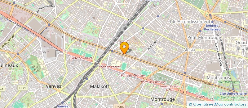 localisation de l'entreprise RETRAITE PREVOYANCE SALARIES à PARIS